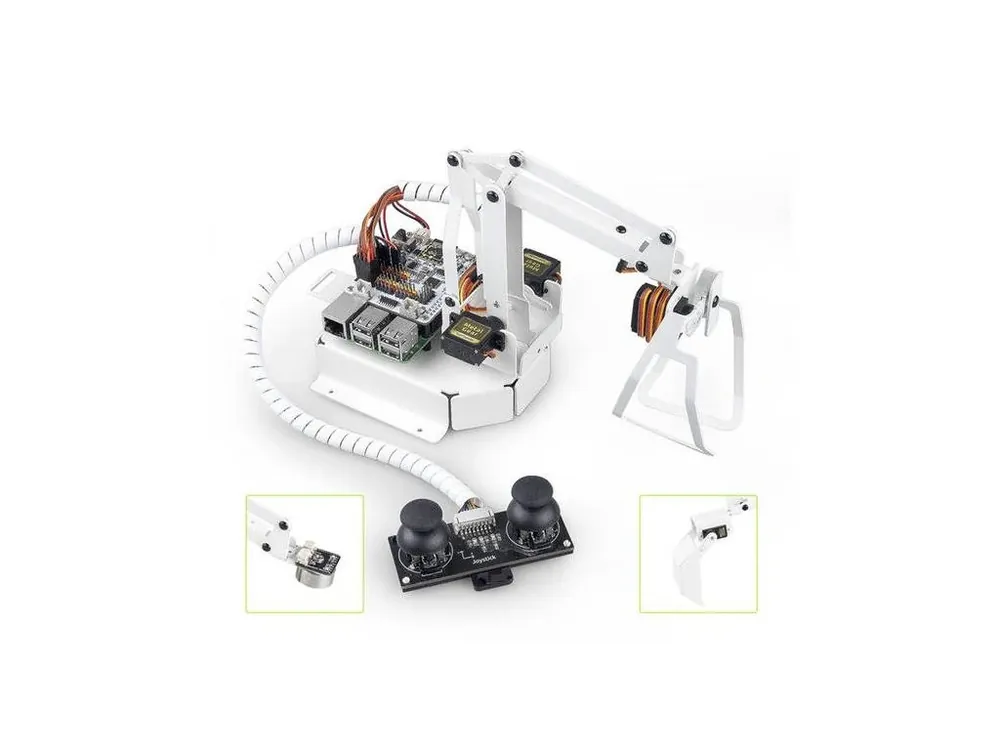Nejprodávanější SunFounder robotická ruka 3+1 DOF PiArm, stavebnice