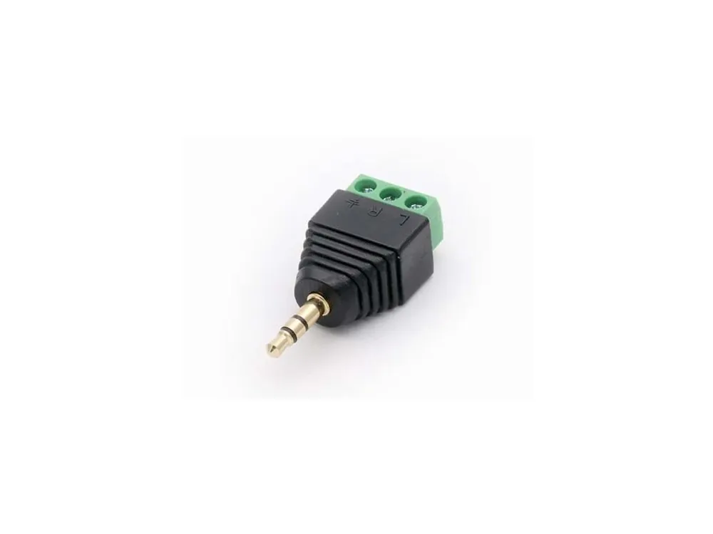 Adaptér jack 3.5mm na svorkovnici, male Sleva