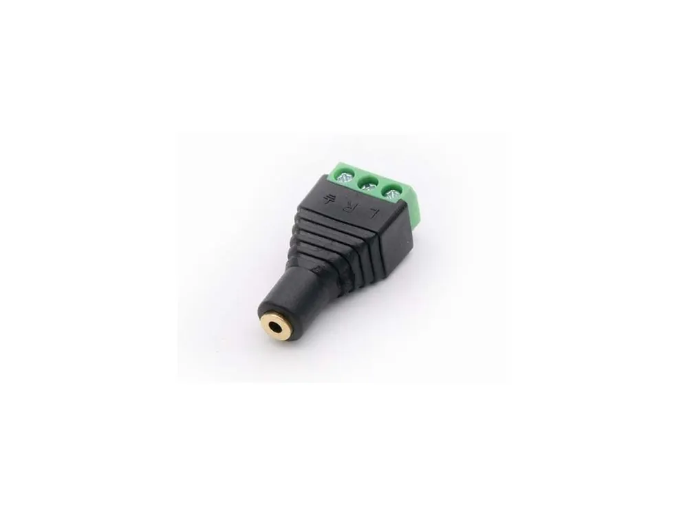 Adaptér jack 3.5mm na svorkovnici, female Dokud Zásoby Vydrží