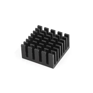 Hliníkový chladič 25x25x10mm, černý Kup Teď