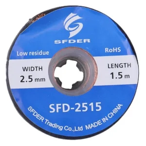 Vysoce Kvalitní Odsávací lícna 2.5mm - solder wick