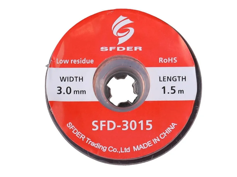 Bezpečná Platba Odsávací lícna 3mm - solder wick