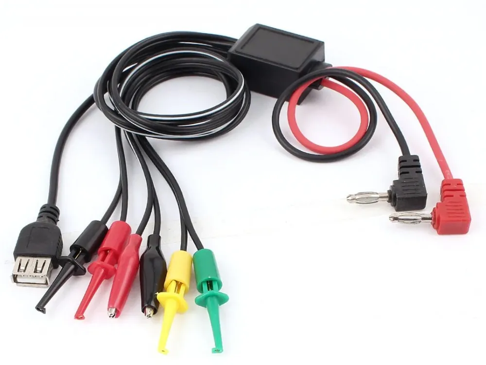 Multifunkční kabel - banánek s krokosvorkami, USB a a testovacími háčky Odeslání Ihned