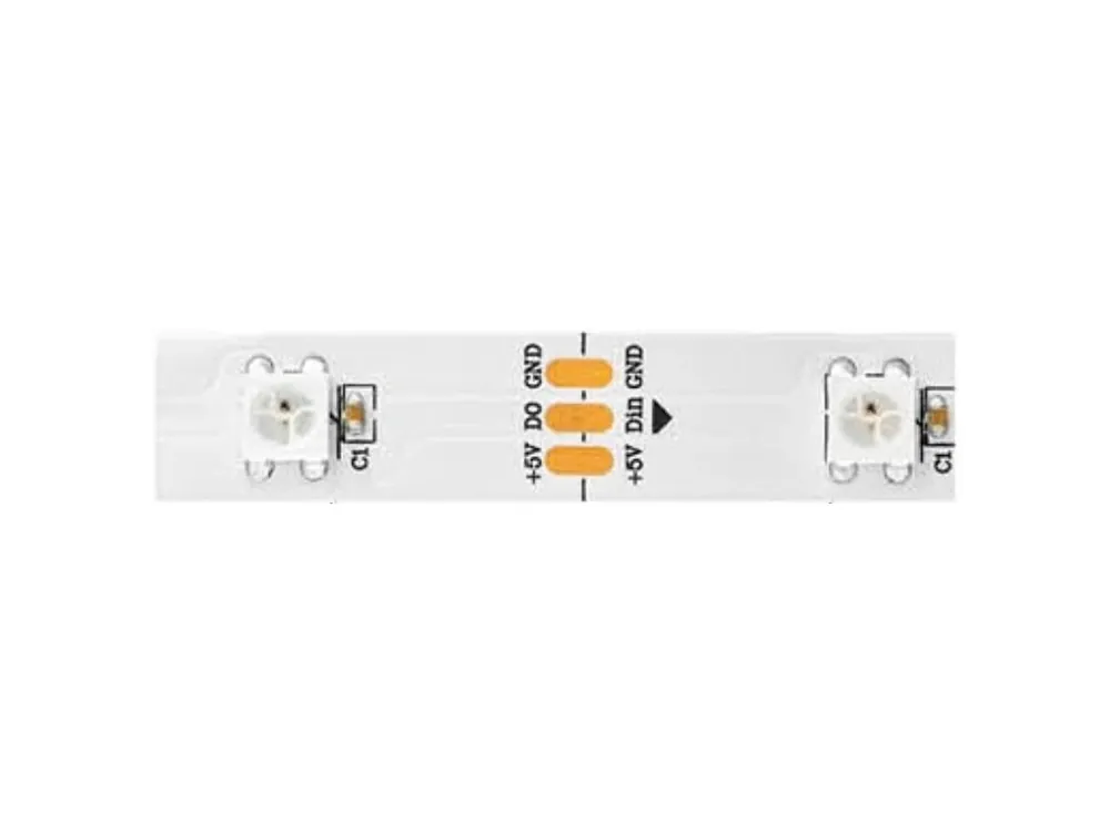Led pásek Neopixel WS2812B 30led/m IP30 5m bílý Poslední Šance