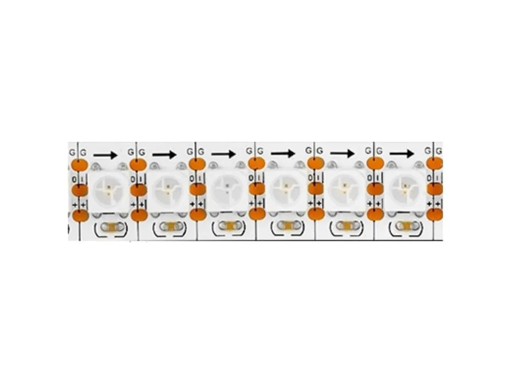 Led pásek Neopixel WS2812B 144led/m IP65 1m bílý Horká Nabídka