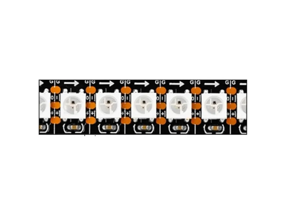 Led pásek Neopixel WS2812B 144led/m IP65 1m černý Jen Po Omezenou Doba