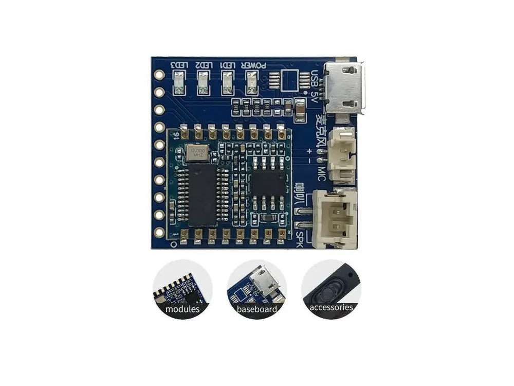Kup Teď Modul pro rozpoznávání hlasu HLK-V01-KIT-V2.0