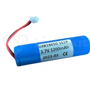 Nejprodávanější GeB Li-Ion Baterie 1x18650 1S1P 3.7V 3200mAh