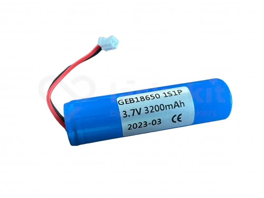 Nejprodávanější GeB Li-Ion Baterie 1x18650 1S1P 3.7V 3200mAh