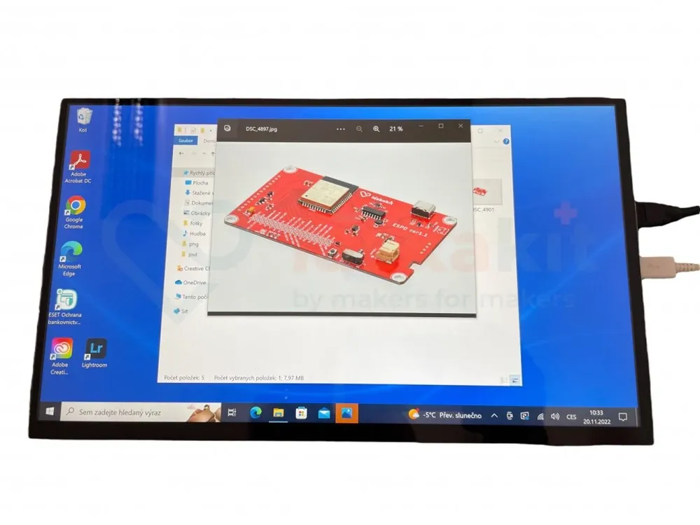 13.3" 2K 2560x1440 TFT displej, HDMI, dotykový Speciální Cena
