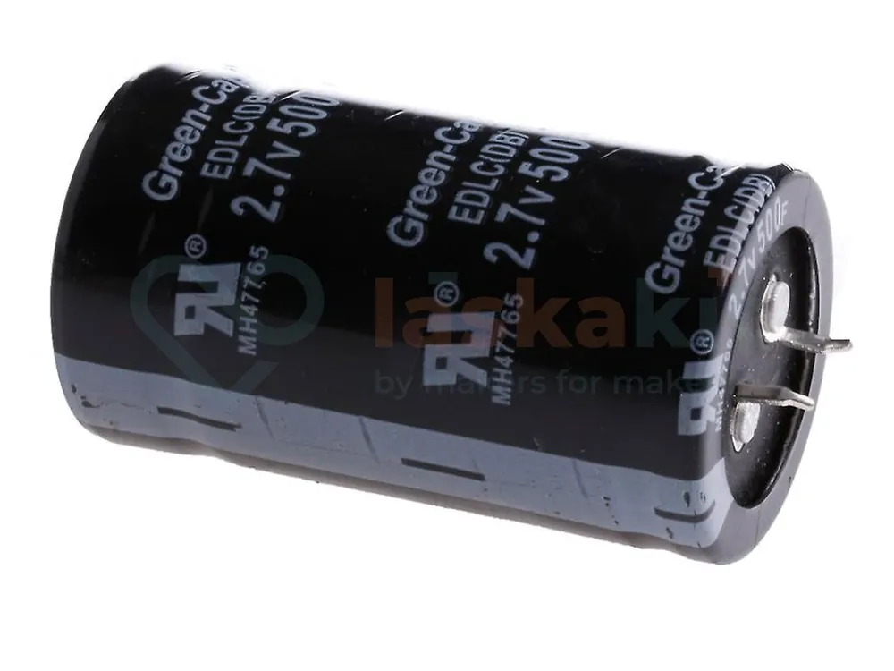 Samwha super kondenzátor 500F/2.7V 35x60mm Autentický