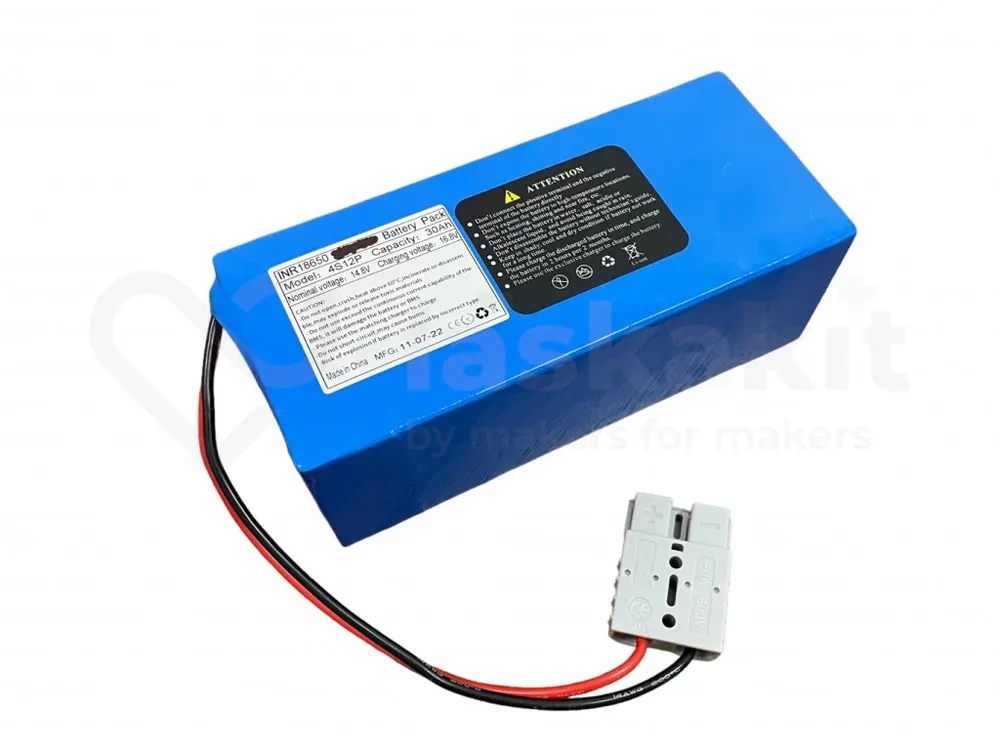 Objednat Nyní GeB Li-Ion Baterie 18650 4S12P 14.8V 30Ah