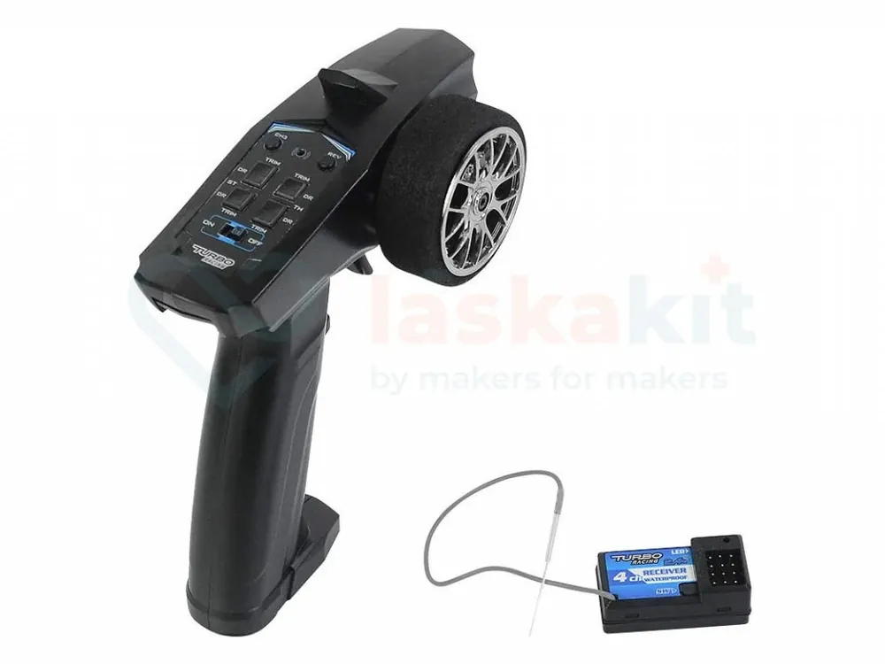 Turbo Racing P30 91803G-VT 2.4G 3CH RC Vysílač s Přijímačem Ihned K Objednání