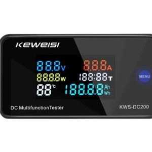 Značkový KWS-DC200 Panelový multifunkční měřící přístroj 7 funkcí 0-200V