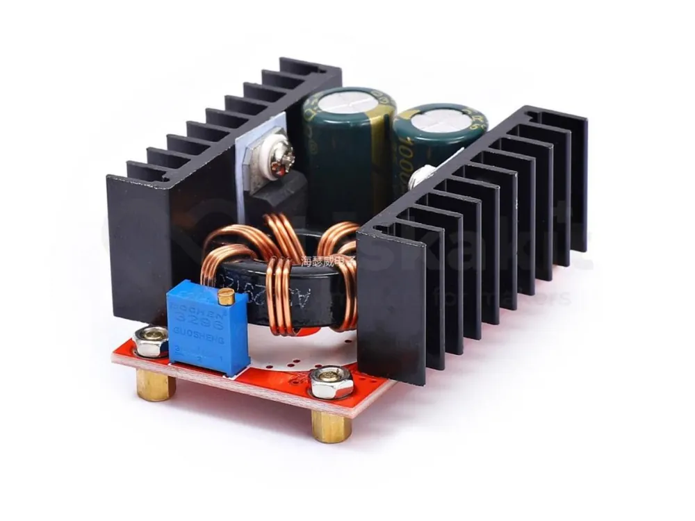Levný Step-up boost měnič 12-35V, 6A, 150W