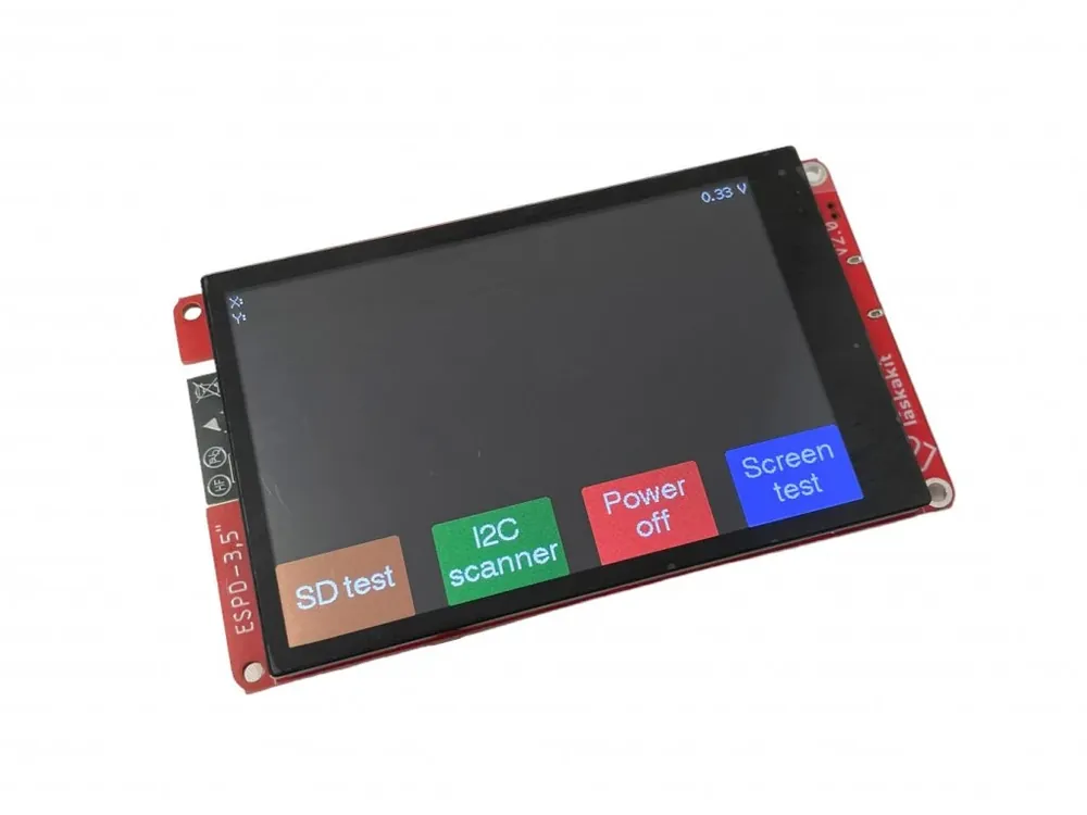 LaskaKit ESPD-3.5" ESP32-S3 3.5" TFT ILI9488 CAP Touch Rev. 3.2 Objednat Nyní