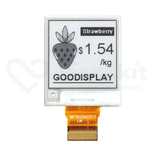 Super Cena Good Display GDEW0154T8D 1.54" 152x152 ePaper displej Grayscale