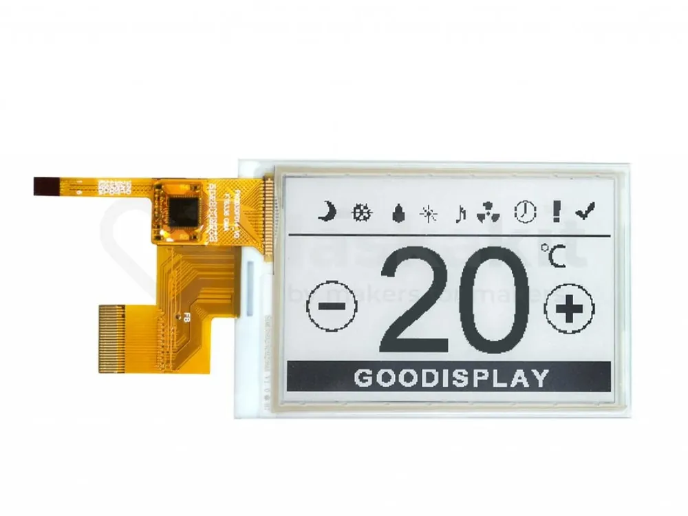 Good Display GDEY027T91-T01 2.7" 264x176 ePaper displej Grayscale dotykový Sezónní Sleva