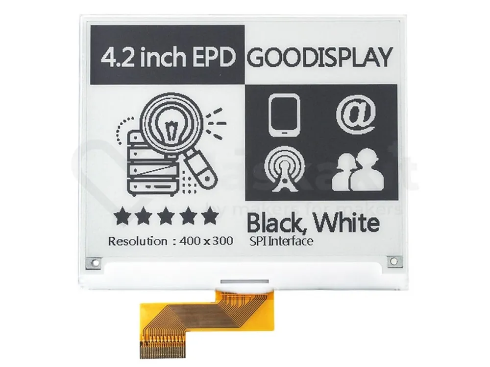 Good Display GDEY042T81 4.2" 400x300 ePaper displej Objednat Nyní