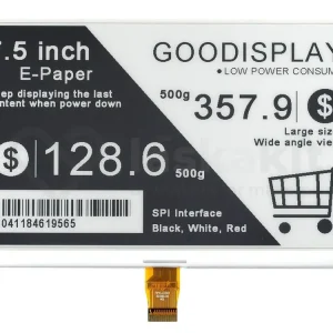 Good Display GDEY075T7 7.5" 800x480 ePaper displej Grayscale Originální