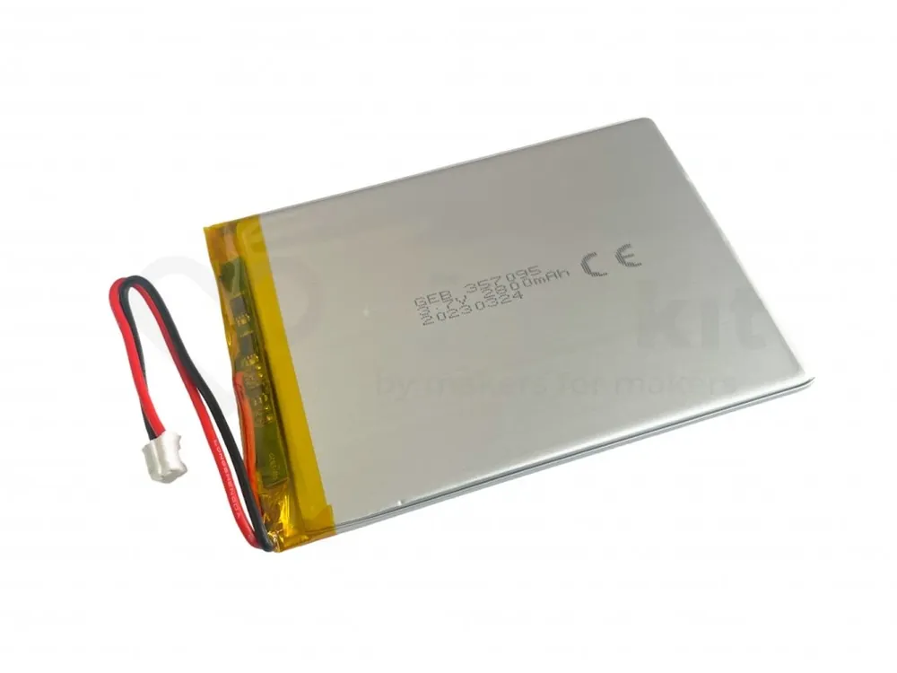 Nejlepší Cena GeB LiPol Baterie 357095 2800mAh 3.7V JST-PH 2.0