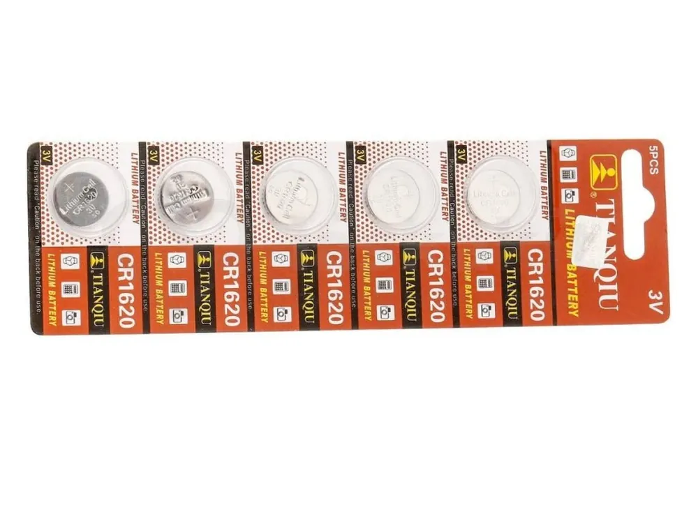Sezónní Sleva CR1620 Lithiová baterie 50mAh 3V 5ks