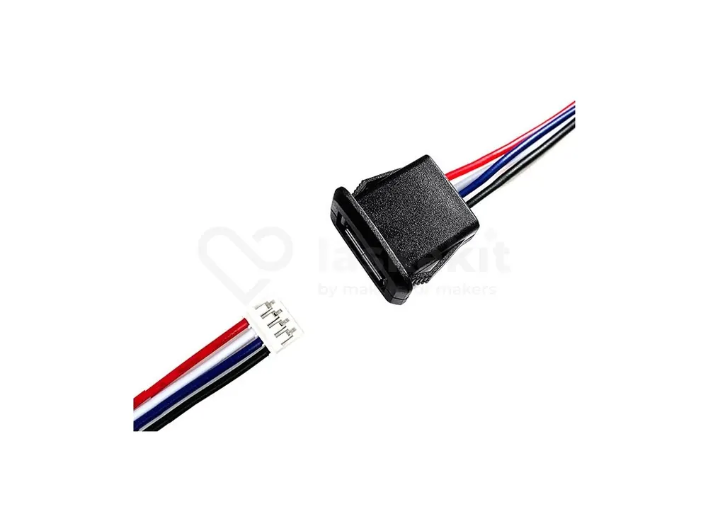 Časově Omezené Napájecí kabel USB-A do JST-PH-4 2mm 10cm