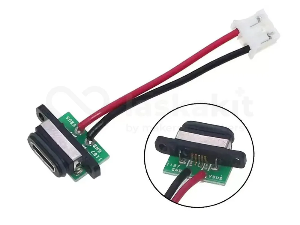 Napájecí kabel microUSB do JST-PH-2 2mm 4cm Víkendová Akce