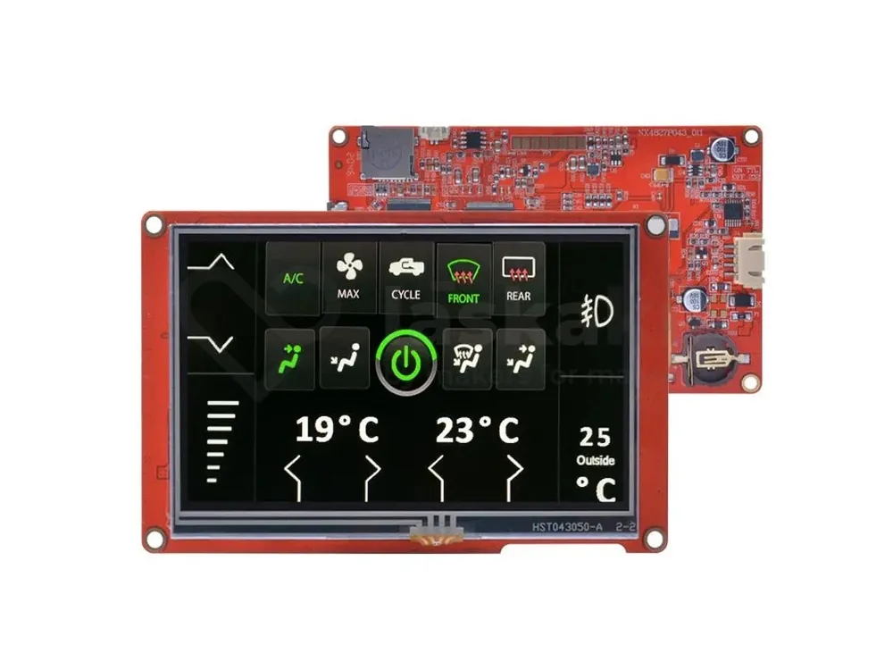 Nextion orig. Intelligent NX4827P043-011R 4.3" 480×272 TFT displej rezistivní Cenová Bomba