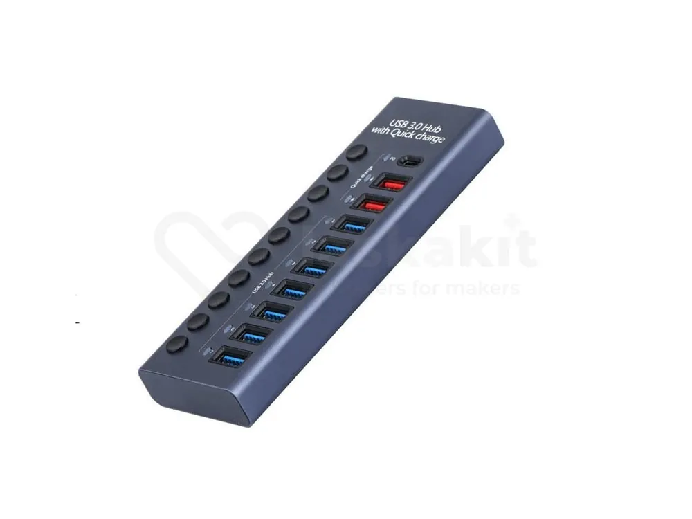 Must-Have USB Hub-Nabíječka 10x USB 3.0