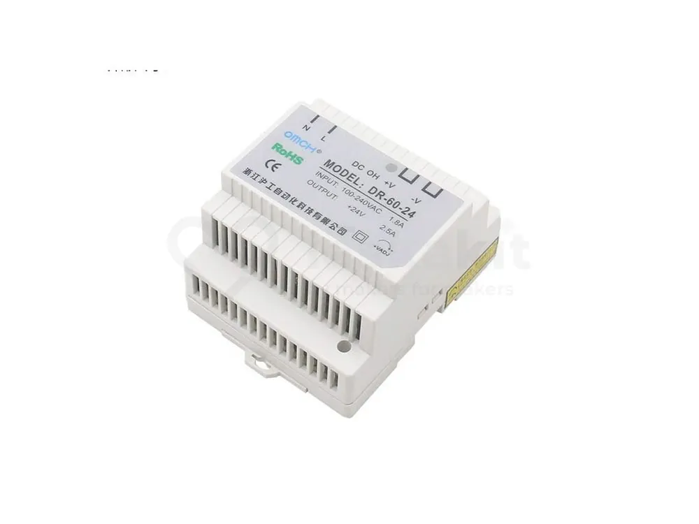 OMCH DR-30-24 modulový napájecí 230V AC-DC zdroj na DIN 24V/1.5A 30W Cenově Výhodný