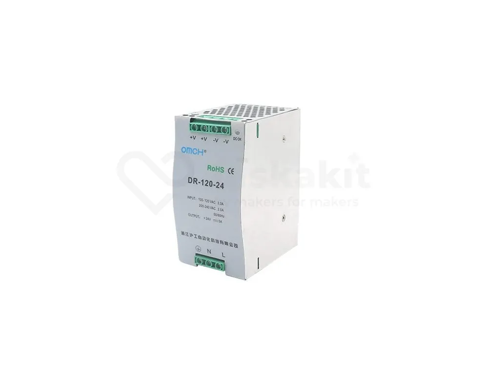 Omezená Nabídka OMCH DR-120-12 modulový napájecí 230V AC-DC zdroj na DIN 12V/10A 120W