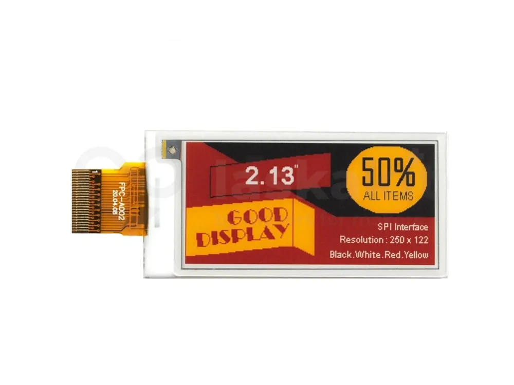 Good Display GDEY0213F51 2.13" 250x122 ePaper displej 4 barvy Nejlepší Volba