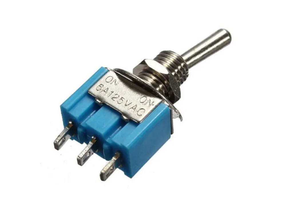 Přepínač páčkový MTS-103, ON-OFF-ON, 125V/6A Koupit Online