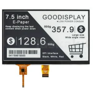Good Display GDEY075T7-T01 7.5" 800x480 ePaper displej Grayscale dotykový Vysoce Kvalitní