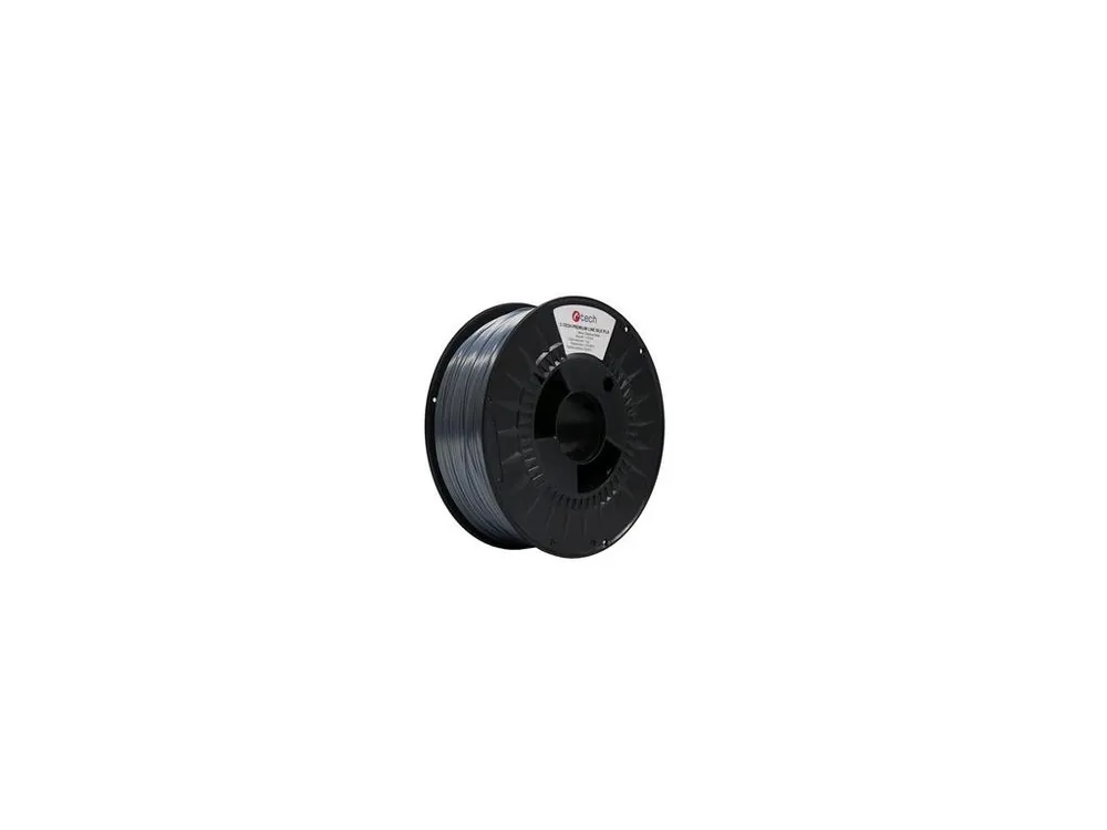 Nakupujte Hned Filament C-TECH PREMIUM LINE, Silk PLA, čedičová šedá, RAL7012, 1,75mm, 1kg