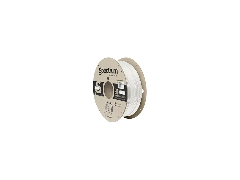 Filament Spectrum r-PLA 1.75mm SIGNAL WHITE 1kg Ověřený