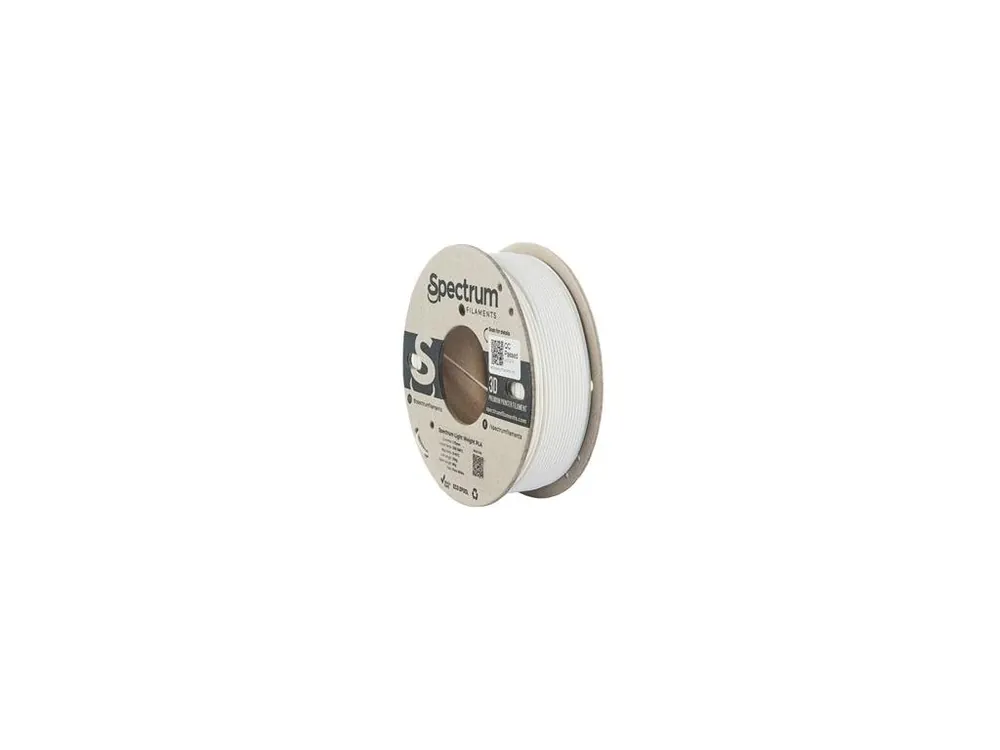 Akční Cena Filament Spectrum Light Weight PLA 1.75mm PURE WHITE 0.25kg