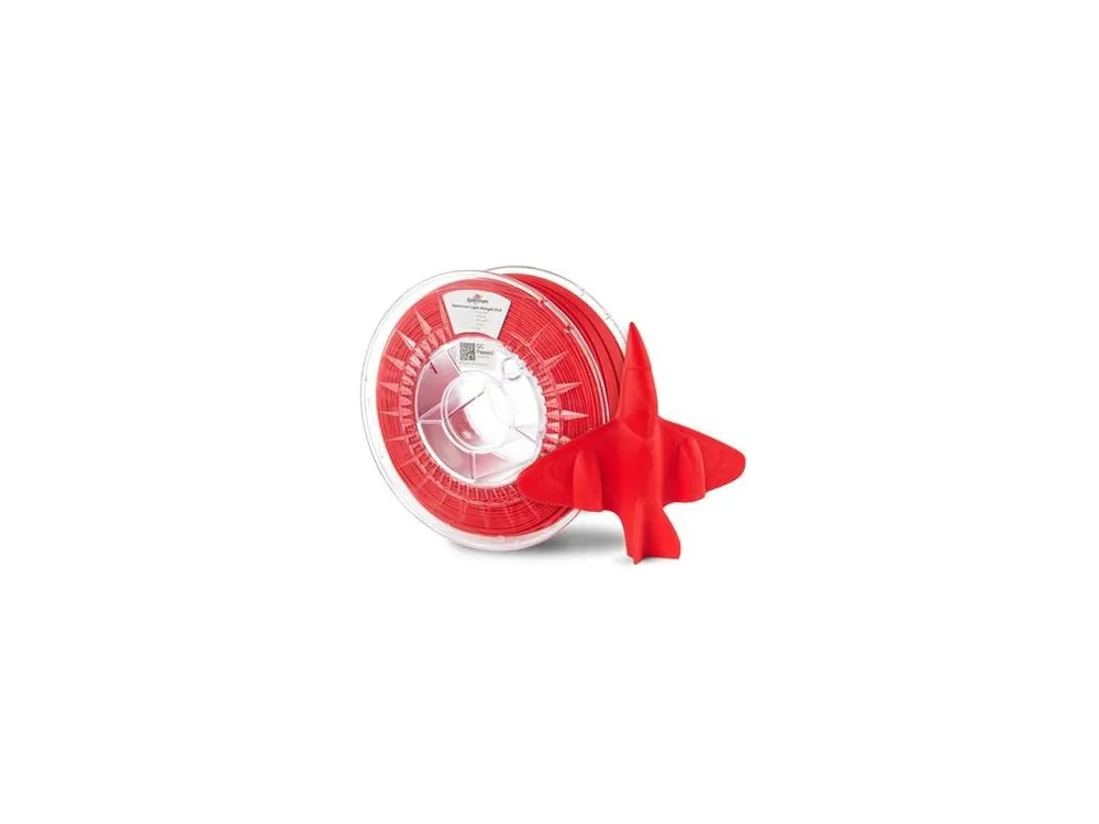 Dokud Zásoby Vydrží Filament Spectrum Light Weight PLA 1.75mm PURE RED 1kg