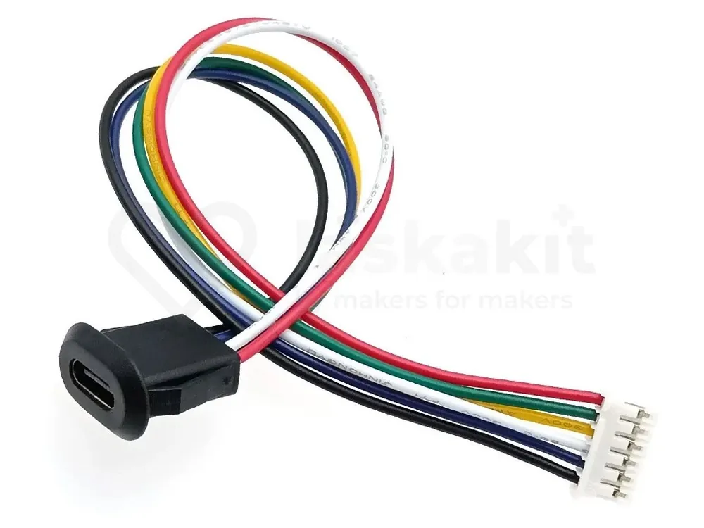Pouze Dnes Napájecí a datový kabel JQ-118 USB-C do JST-PH-6 2mm 10cm