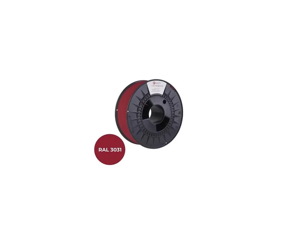 Filament C-TECH PREMIUM LINE, ASA, orientální červená, RAL3031, 1,75mm, 1kg Kup Teď