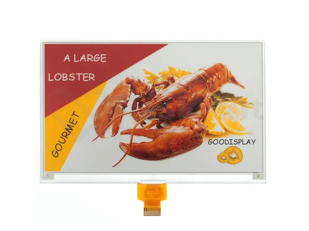 Good Display GDEM075F52 7.5" 800x480 ePaper displej 4 barvy Vrácení Zdarma