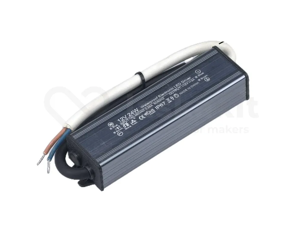 Cenová Bomba LED zdroj QY-JDFS12V24W 230VAC 12VDC 24W IP67