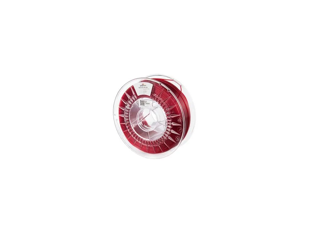 Filament Spectrum PC 275 1.75mm TRANSPARENT RED 1kg Ověřený
