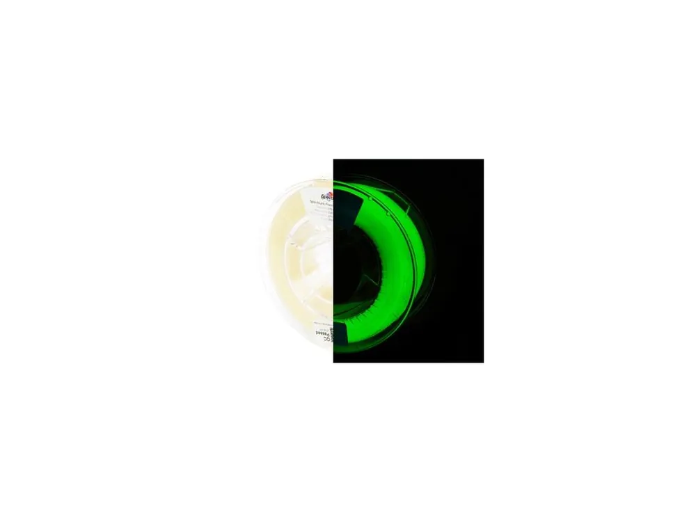 Finální Výprodej Filament Spectrum S-Flex 98A 1.75mm GLOW IN THE DARK 0.25kg