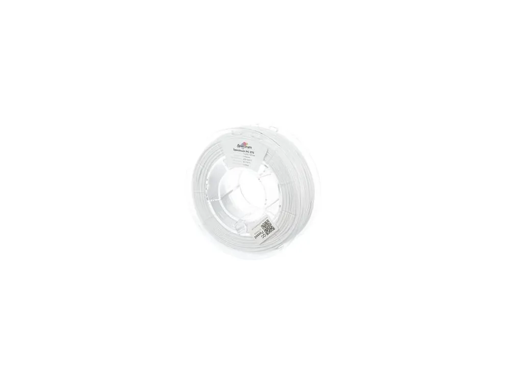 Aktuální Filament Spectrum PC 275 1.75mm TRAFFIC WHITE 0.25kg