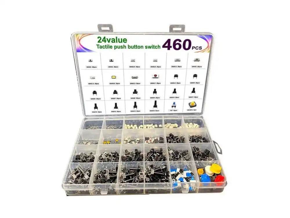 Autentický LaskaKit Sada mikrospínačů 460ks