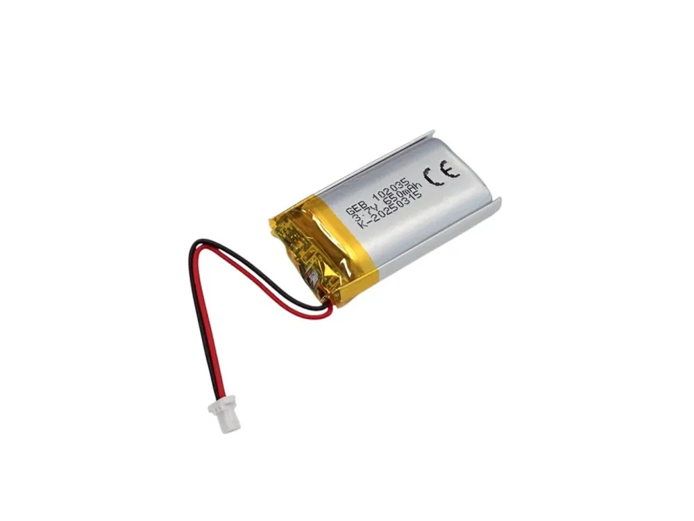 Koupit Online GeB LiPol Baterie 102035 650mAh 3.7V JST-SH 1.0