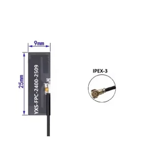 WiFi 25x9mm anténa 2.4G 3dB 5cm IPEX3 konektor Omezená Nabídka