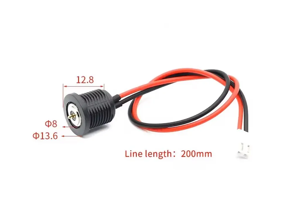 DIY magnetický napájecí kabel DC-11A-CX Male 8mm do JST-PH-2 2mm 20cm Hit Sezóny